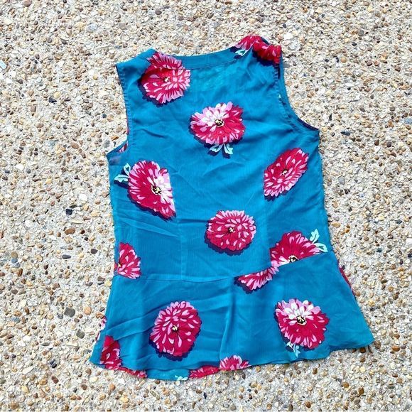 Cabi Style 3445 Blushing Floral Sleeveless Blouse Size XS - Picture 8 of 9